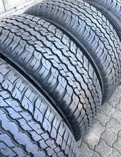 4x 265/65/r17 Dunlop Grandtrek At25 Tyres 90%thread Life Call Zuma 0617061663