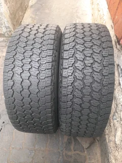 2x 265/60/r18 Goodyear Wrangler Tyres 95%thread Life Call Zuma 0617061663