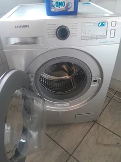7KGS SILVER SAMSUNG ECCO BUBBLE FRONT LOADER WASHING MACHINE