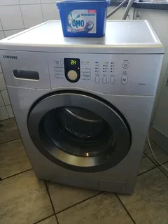 7kgs Silver Samsung Front Loader Washing Machine