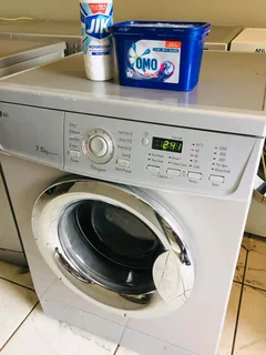 7.5kgs Silver Lg Front Loader Washing Machine