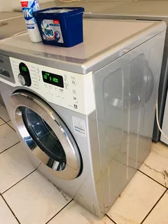 9kgs Silver Samsung Front Loader Washing Machine