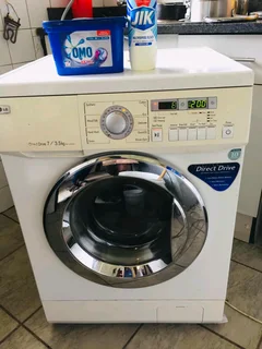 7/3.5kgs White Lg Direct Drive Front Loader Washer And Dryer Combo Machine