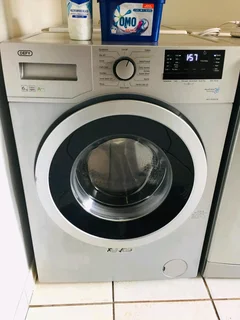 6kgs Silver Defy Front Loader Washing Machine