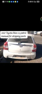 2017 Toyota Etios 1.5 petrol manual for stripping parts