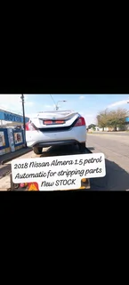 2018 Nissan Almera 1.5 Petrol Automatic For Stripping Parts New Stock