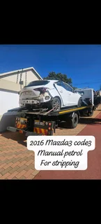 2016 Mazda3 codez Manual petrol For stripping