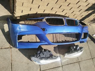 BMW F30 headlights and bumper