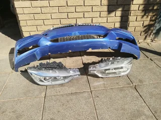 BMW F30 headlights and bumper