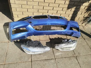BMW F30 headlights and bumper