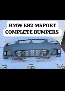 Bmw E92 Msport Complete Bumpers