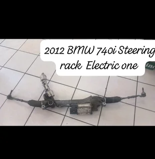 2012 BMW 740i Steering rack Electric one