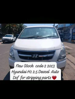 New Stock code 2 2013Hyundai H1 2.5 Deasel AutoDof for stripping parts