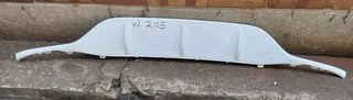 Rear bumper spoiler W205