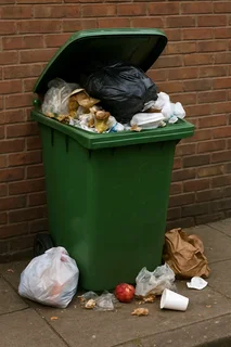 Wheelie bin cleaning