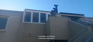 Aluminum double doors