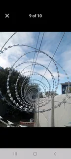 Razor wire installation