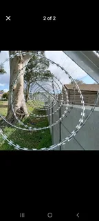 Razor wire installation