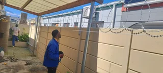 Razor wire installation