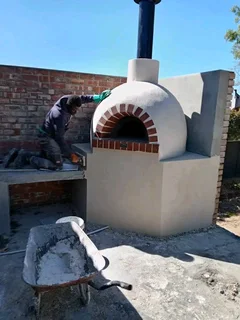 Braai area and  pizza oven