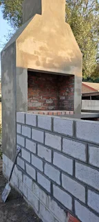 Braai area and carports