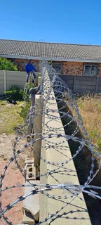 Razor wire installation