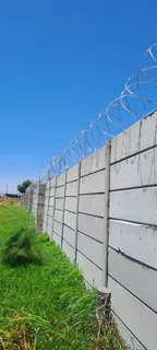 Razor wire and gate installation