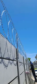 Razor wire installation