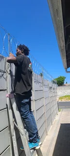 Razor wire installation