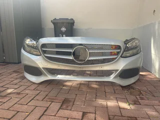 W205 front and back bumpers with lights