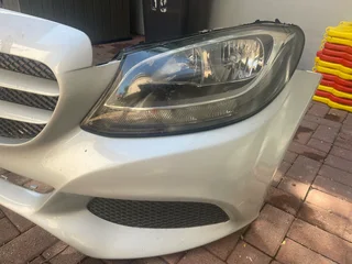 W205 front and back bumpers with lights