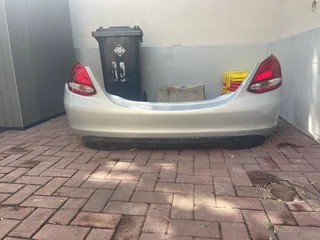 W205 front and back bumpers with lights