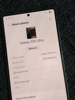 Samsung Galaxy S25 Ultra 256GB Black Color