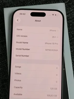 iPhone 16 Pro 128GB Natural Titanium