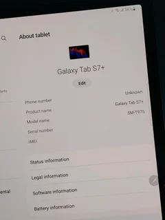 Samsung Galaxy Tab S7 Plus with Keyboard (CASH or SWAP)