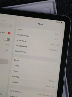 iPad A16 128GB WiFi | New Condition