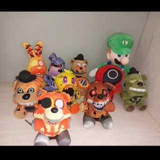 10 Plushies FNAF and more