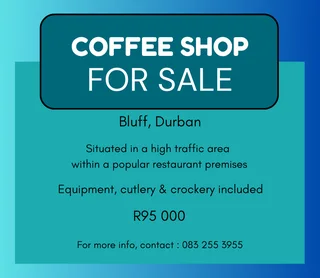 Coffee shop for sale