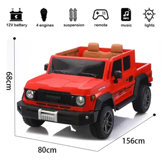 Kidsalot Land Cruiser Monster 2 Seater Kids Ride On