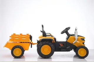 Kidsalot Kids Electric Ride On T6603 Tractor With Trailer 12v