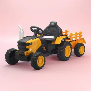 Kidsalot Kids Electric Ride On T6603 Tractor With Trailer 12v