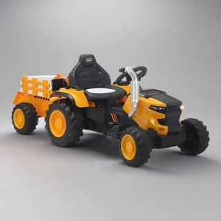 Kidsalot Kids Electric Ride On T6603 Tractor With Trailer 12v