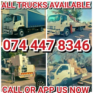 Trucks And Bakkie For Hire 074 447 8346 call or app us