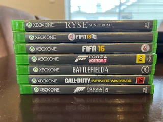 Xbox one Controllers, Games and Power Brick