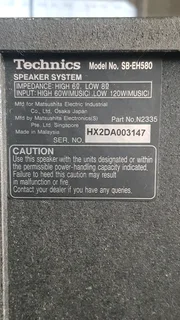 Pair of Technics Speakers