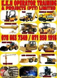 Forklift, dump truck 777 training certification and licences renew