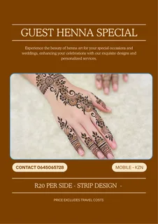 Guest mendhi artist