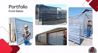 Gates, carport, burglar bar steel work