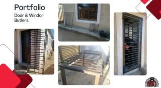 Gates, carport, burglar bar steel work