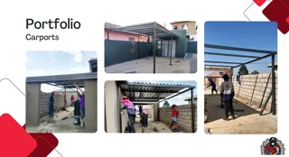 Gates, carport, burglar bar steel work